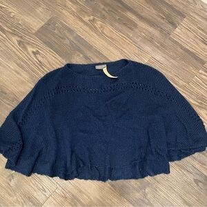 Wooden Ships Navy Shawl